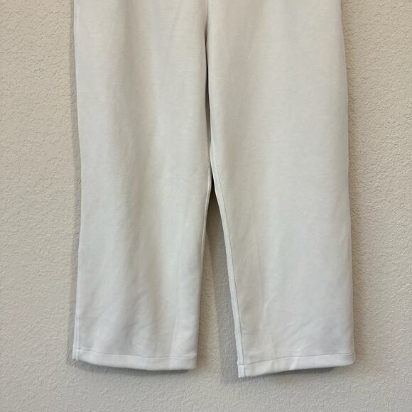 LULULEMON Softstreme Pants Ivory Cropped Relaxed Straight High Rise - Picture 7 of 14